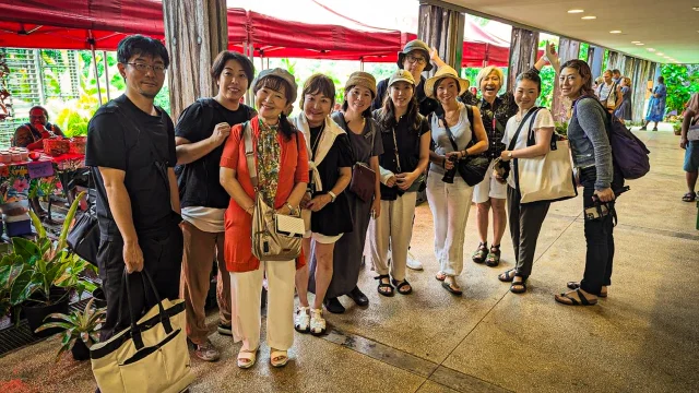 Journalistes Japonais En Nouvelle Caledonie