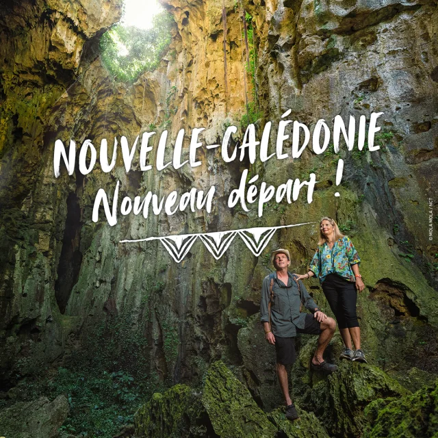 Nouveau départ - Grotte en Nouvelle-Calédonie