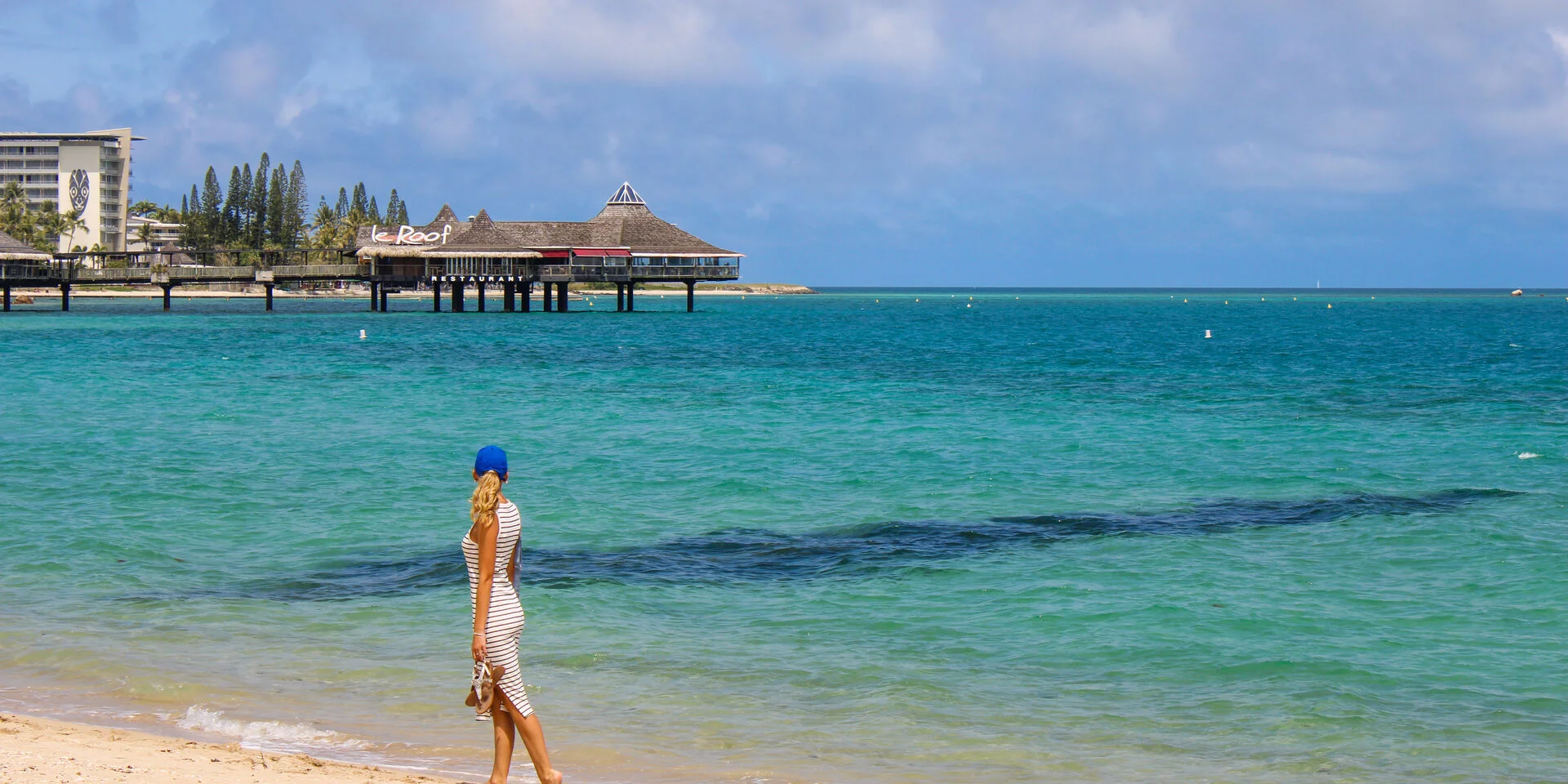 Le Roof restaurant on Ansa Vata beach in Nouméa