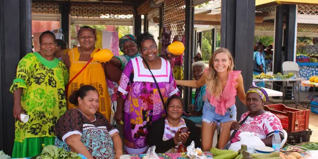 Visiting Tadine Market on Maré island