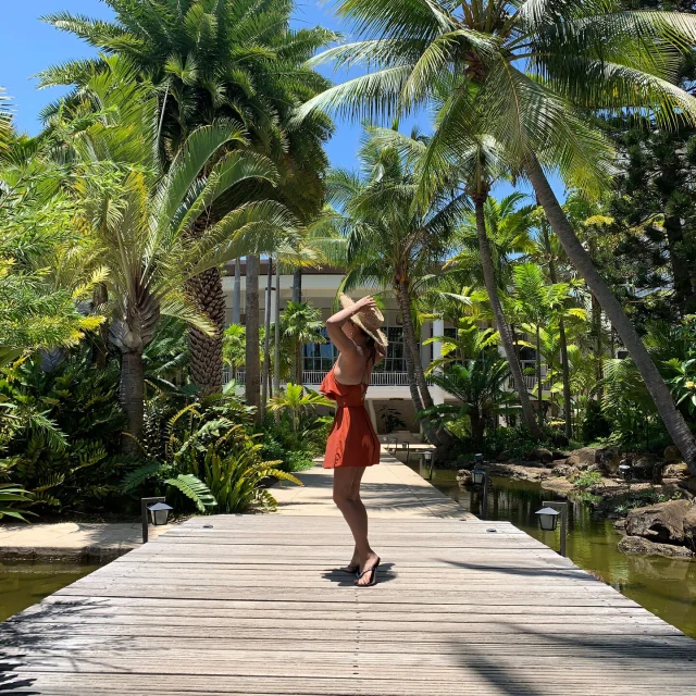 Jardin de l'hôtel Le Méridien Nouméa, Nouvelle-Calédonie