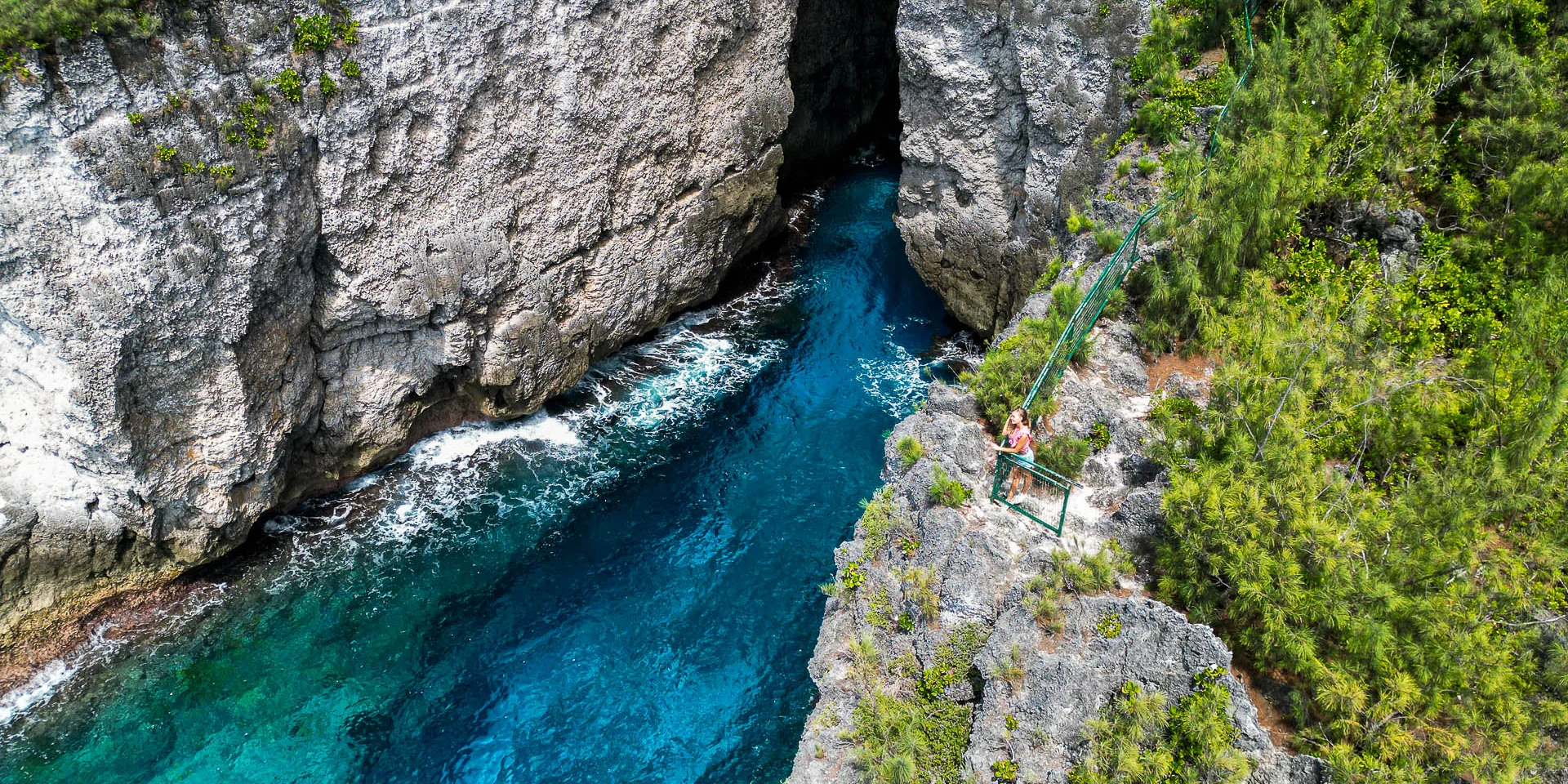 The Warrior's Leap in Maré island