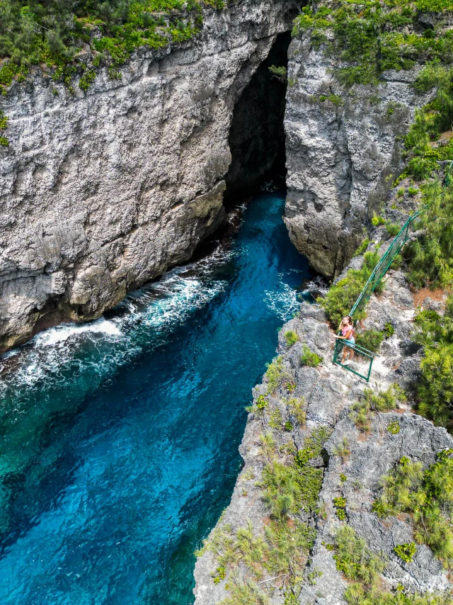 The Warrior's Leap in Maré island