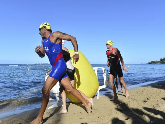 Sport competition on the bays of Nouméa