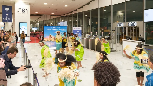 Inauguration du vol Paris-Nouméa via Bangkok
