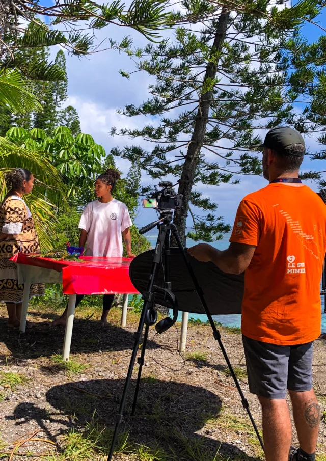 Shooting Coup d'Brousse series in New Caledonia