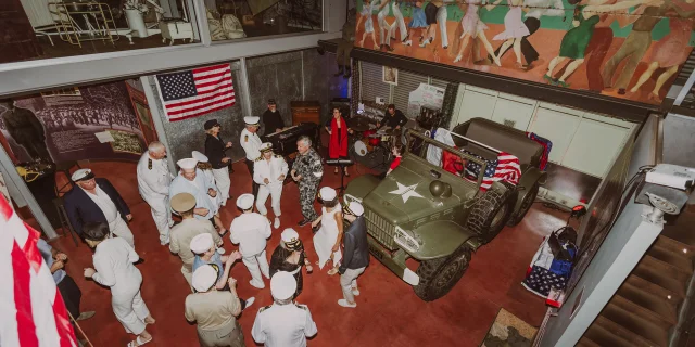 Musée de la 2nd Guerre Mondial - 70e anniversaire de M. David Dapper