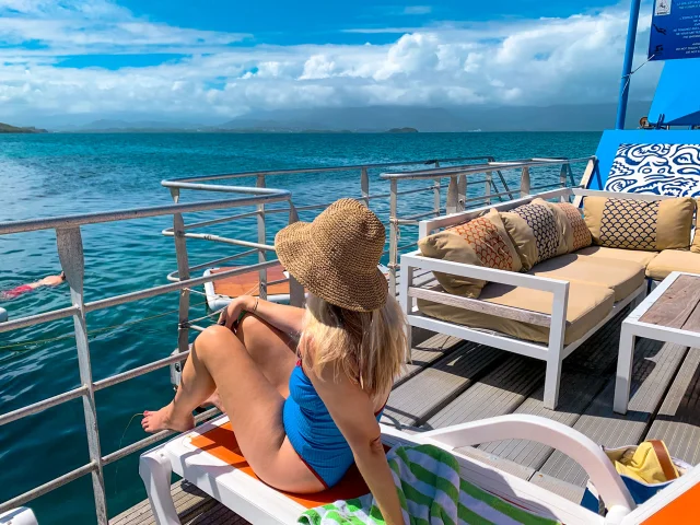 Détente au restaurant Le Ponton, à Nouméa