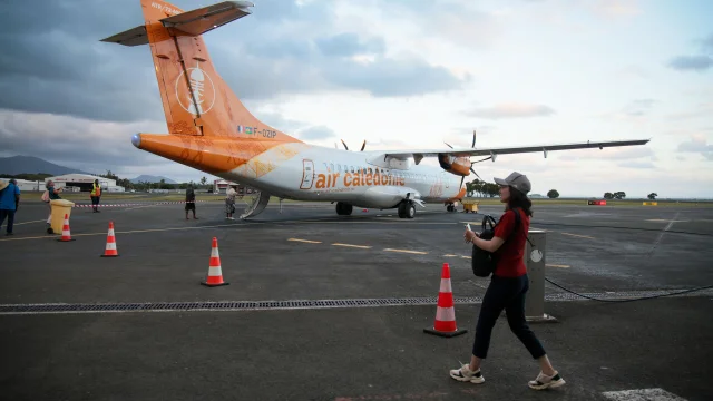 Air Calédonie domestic flight at Magenta Airport, Nouméa
