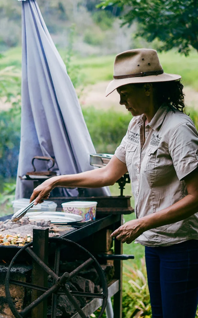 Bush-style barbecue at the Néméara Farm, in Bourail