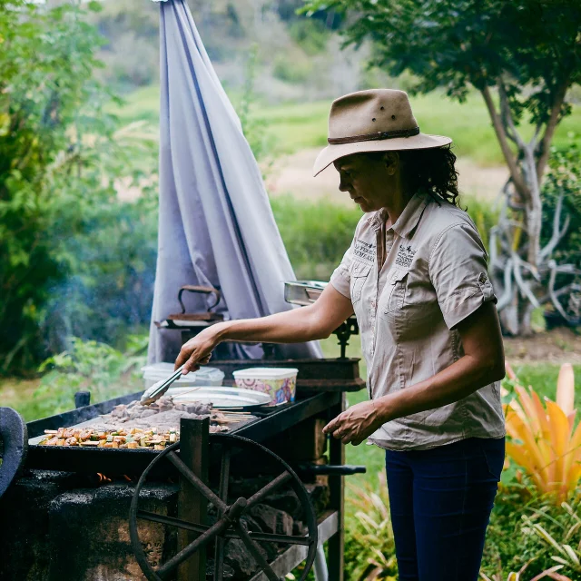 Barbecue broussard à la Ferme de Néméara, Bourail