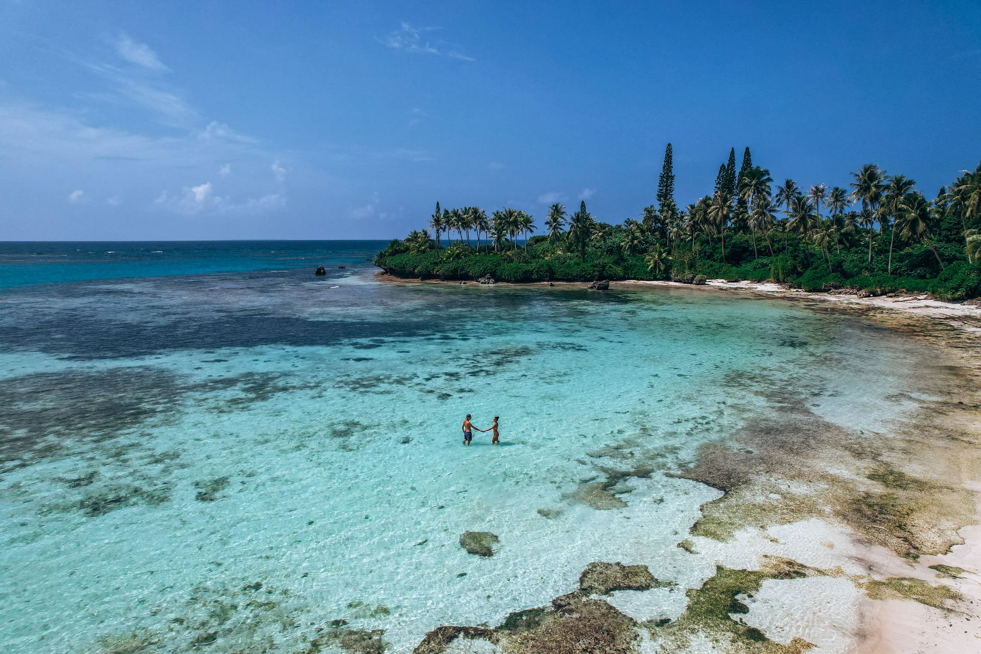 Wadra Bay beach, in Lifou