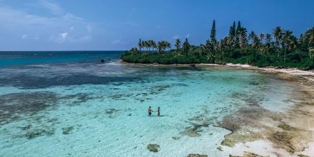 Plage de la baie de Wadra, à Lifou