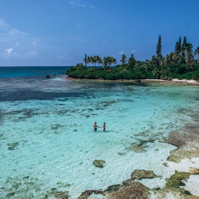 Wadra Bay beach, in Lifou