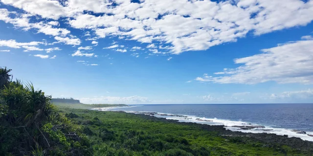 Hiking trail of the Shabadran Terraces, Maré Island
