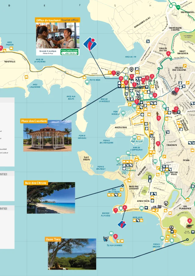 Map of Nouméa