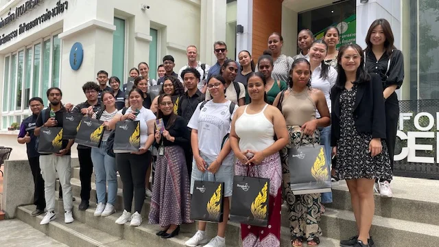 Les 2e année BTS tourisme du Lapérouse en Thaïlande en 2025