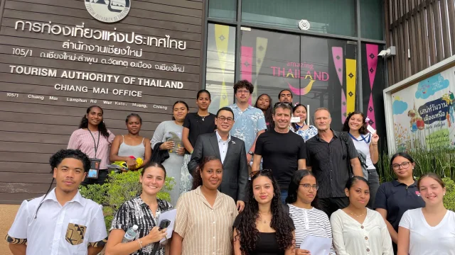 Les 2e année BTS tourisme du Lapérouse en Thaïlande en 2025