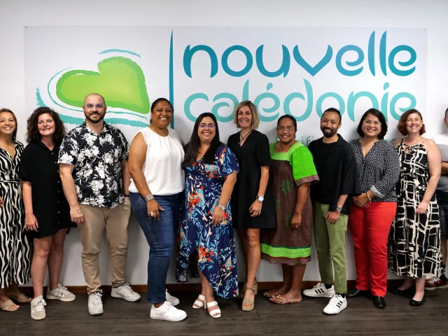 L'équipe de Nouvelle-Calédonie Tourisme