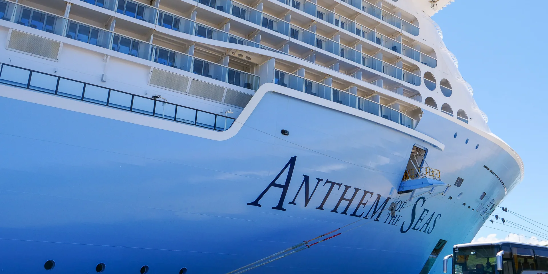 Première escale du Anthem of the Seas à Nouméa
