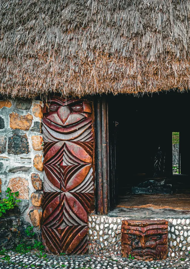 Traditional Kanak hut at the Tjibaou Cultural Centre