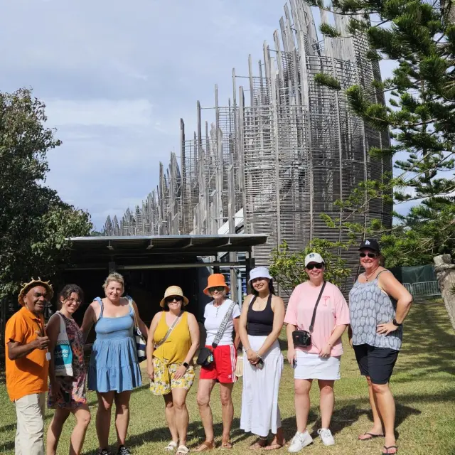 Famil trip des agents NZ au Centre culturel Tjibaou