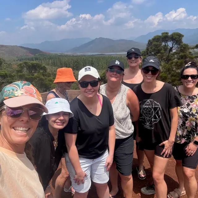 Famil trip des agents NZ au Parc de la Rivière Bleue