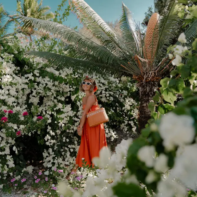 Touriste japonaise à Ouvéa