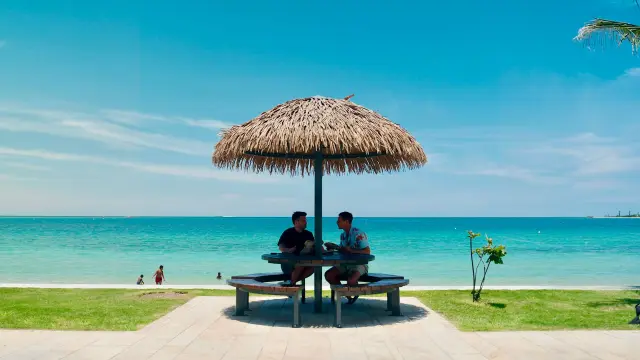 Anse Vata bay in Nouméa, New Caledonia