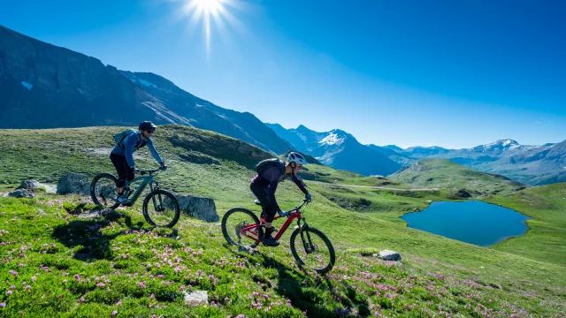 Downhill mountain biking at Orcières Merlette