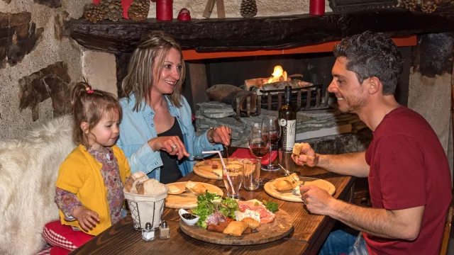 Repas régional à Orcières