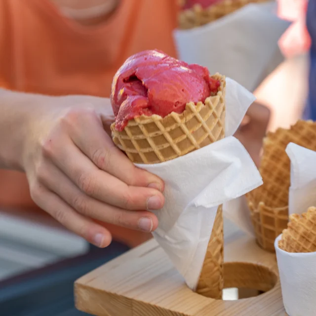 Homemade ice cream