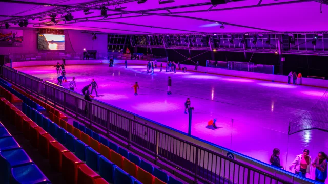 Nocturne at the ice rink