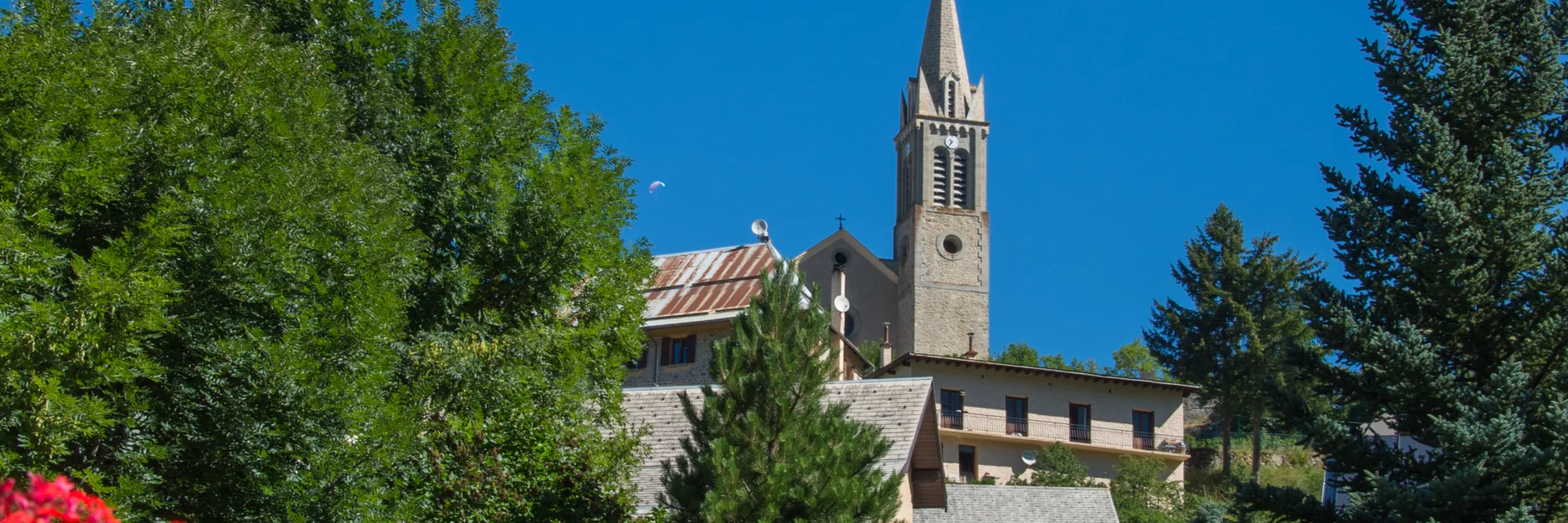Orcières village in summer