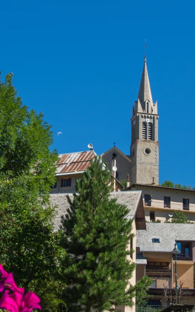 Orcières village in summer