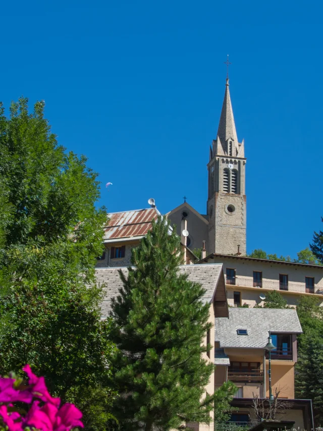 Orcières village in summer