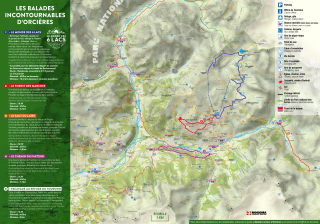 Unmissable walks Orcieres