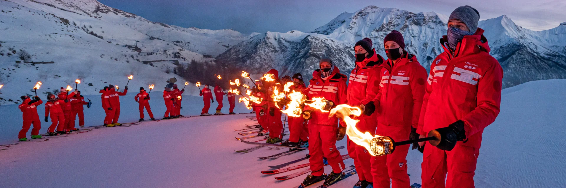 Torchlight descent
