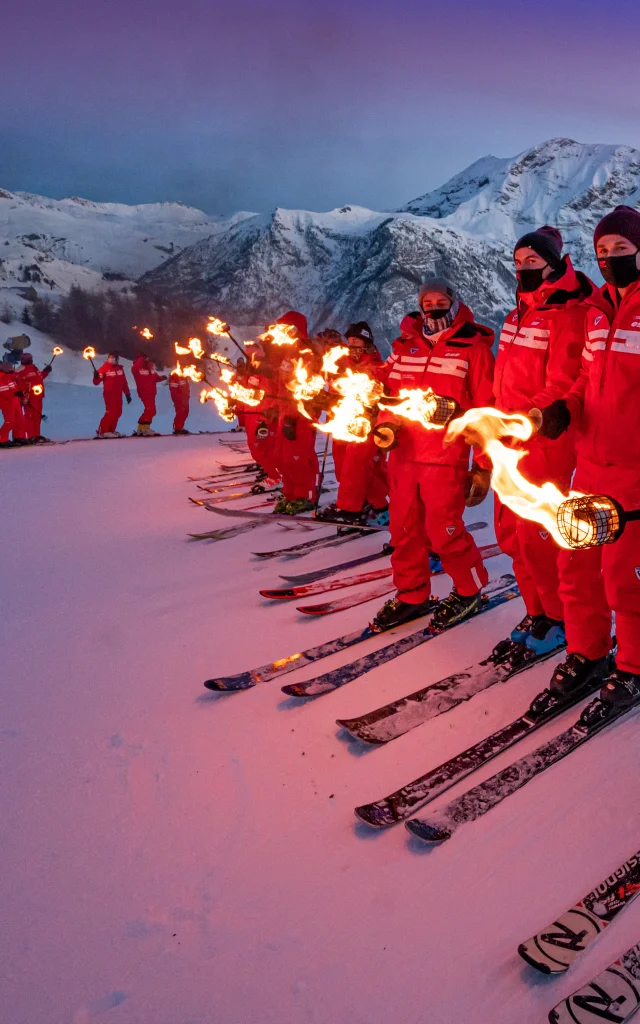 Torchlight descent