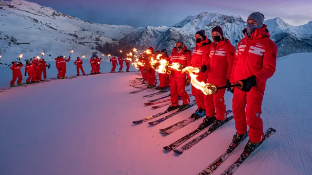 Torchlight descent