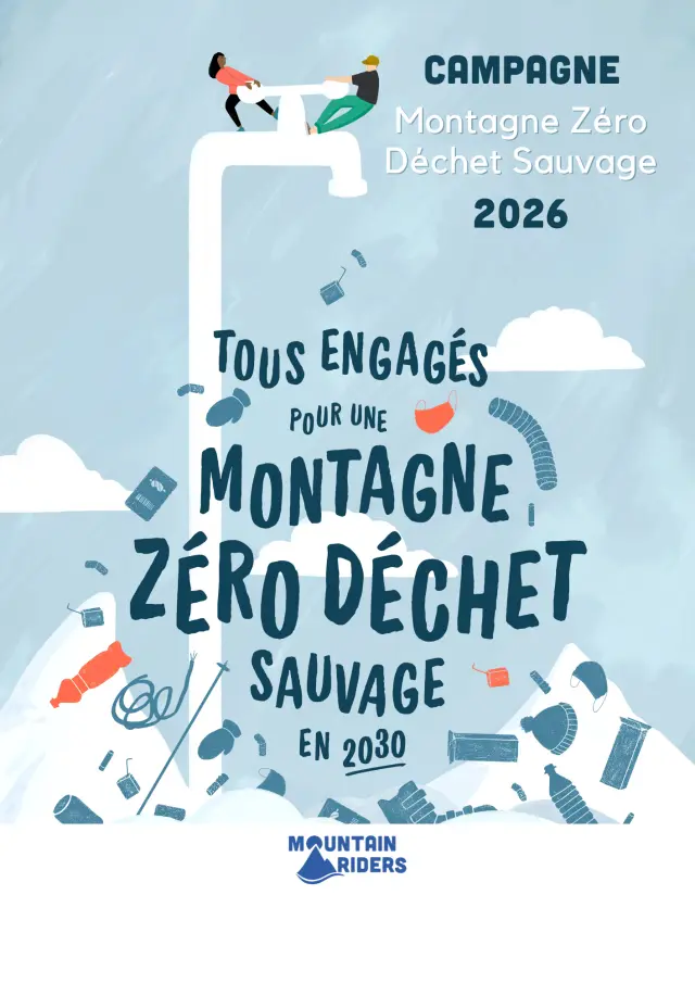Affiche Montagne zéro déchet