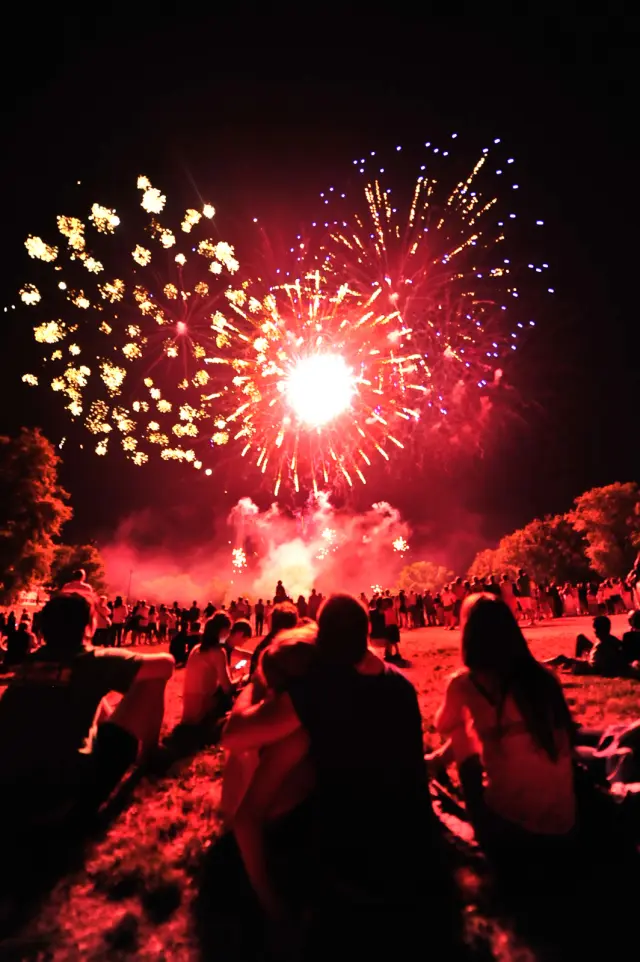 Feu d'artifice en Vallée de la Dordogne