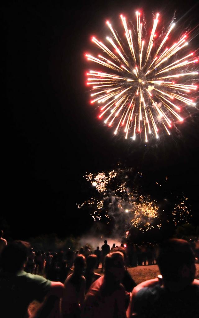 Feu d'artifice en Vallée de la Dordogne