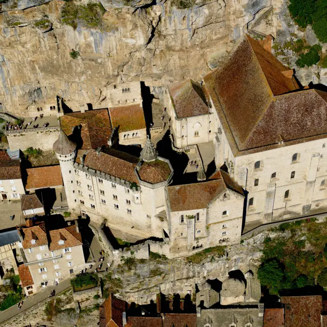 Le Sanctuaire De Rocamadour Vue D Avion.jpg
