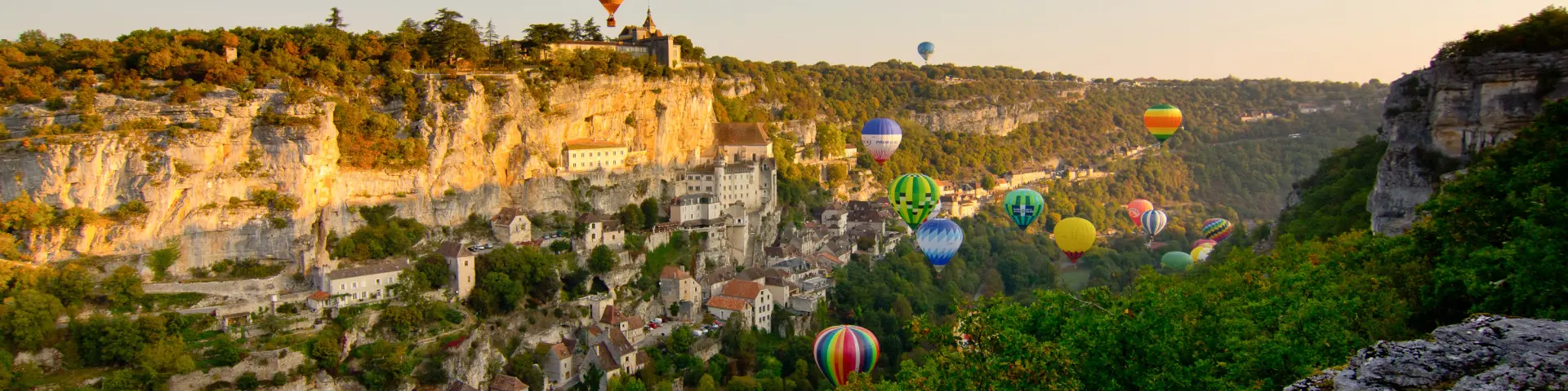 Montgolfiades à Rocamadour