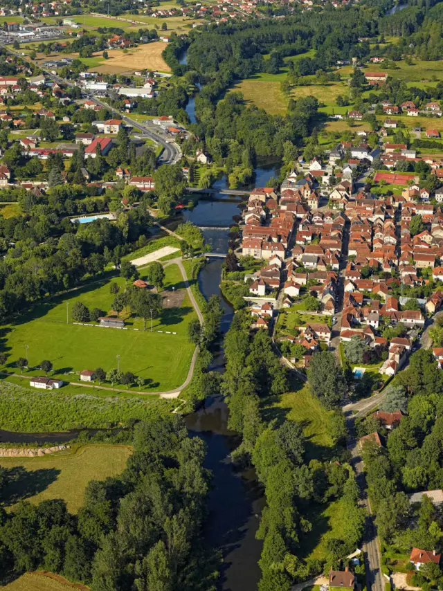 Bretenoux sur les rives de la Cère