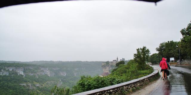 Rocamadour un jour de pluie