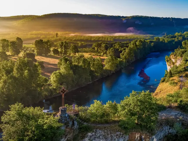 La Dordogne depuis le belvédère de Copeyre