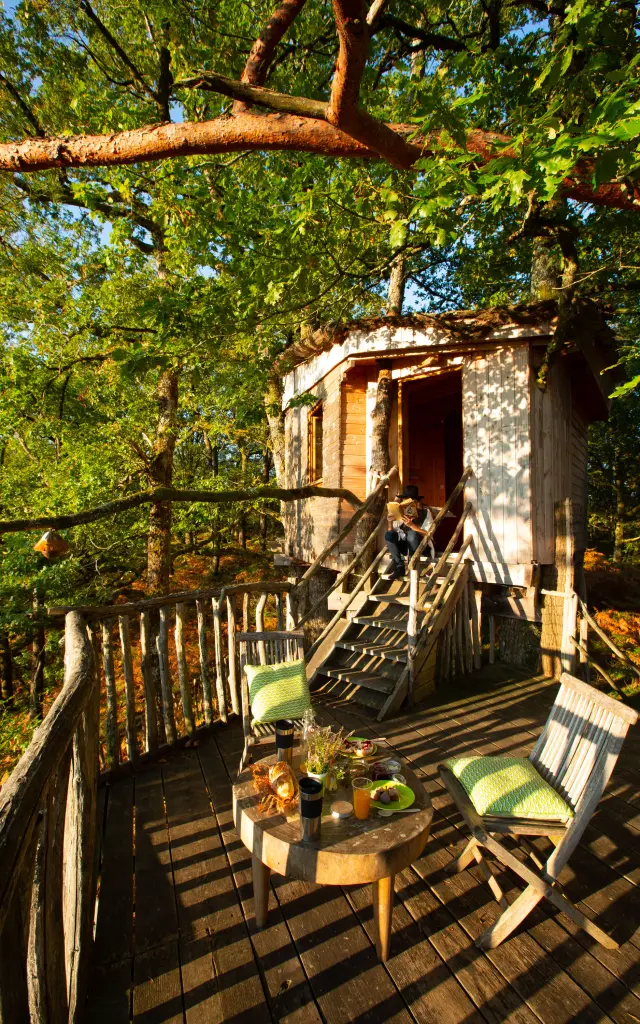 Cabane Hetre Sous Le Charme © Malika Turin Vallée De La Dordogne