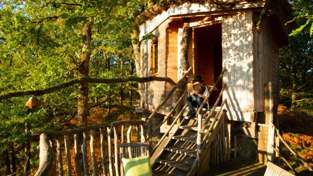  Cabane Hetre Sous Le Charme © Malika Turin Vallée De La Dordogne